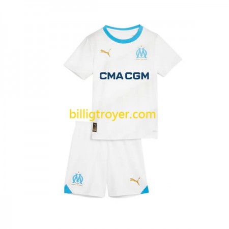 Billige Fotballdrakter Olympique de Marseille Barn Hjemmedraktsett 2023/24 Kortermet